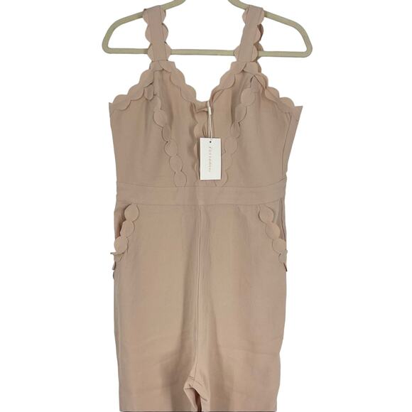 Anthropologie Foxiedox Idris Alabaster Jumpsuit Size Large NWT - Picture 7 of 12